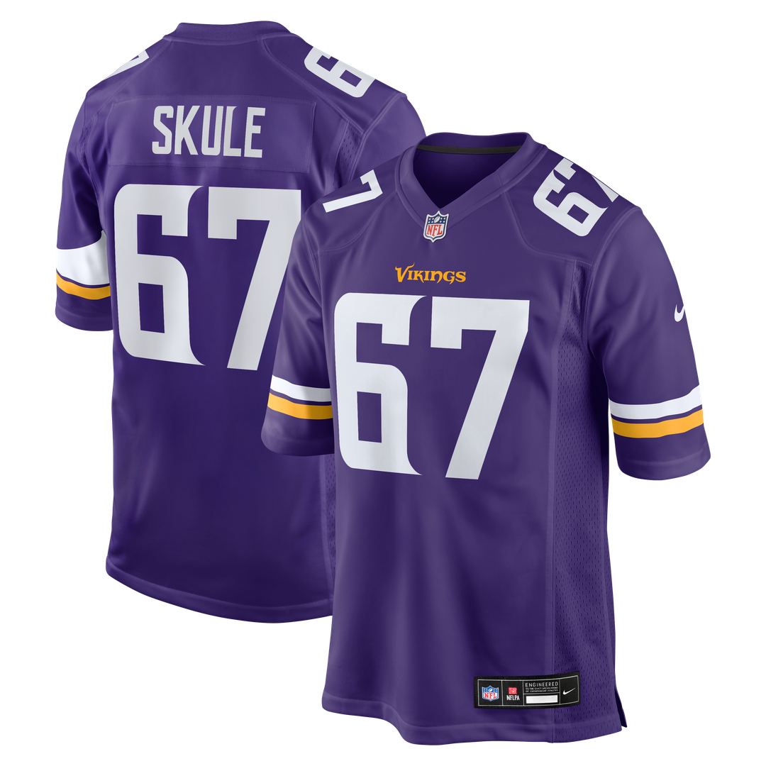 Justin Skule Minnesota Vikings Nike Team Game Jersey - Purple Official NFL Team Apparel Football Fan Gear