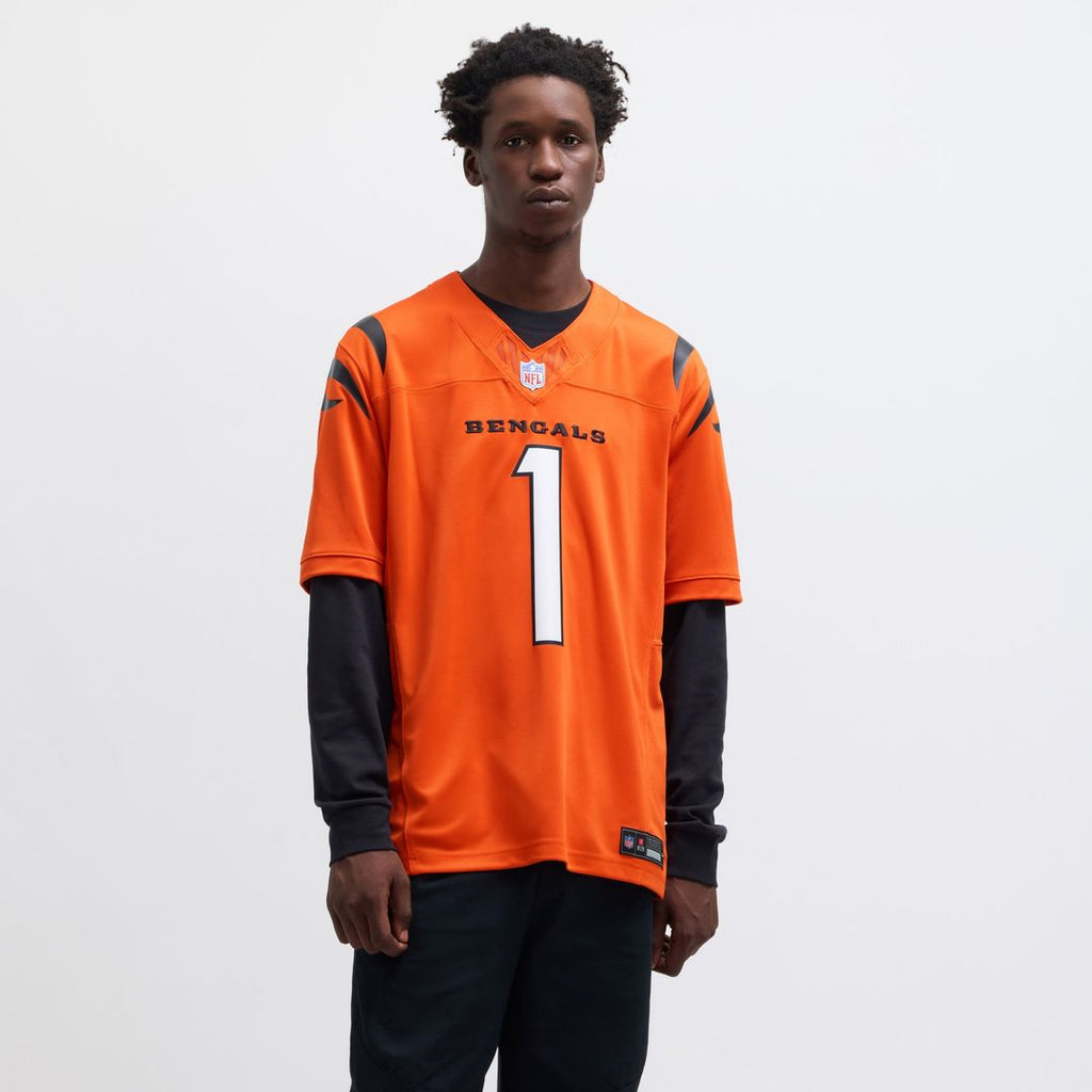 Ja'Marr Chase Cincinnati Bengals Nike Vapor F.U.S.E. Limited Jersey - Orange Official NFL Team Apparel Football Fan Gear