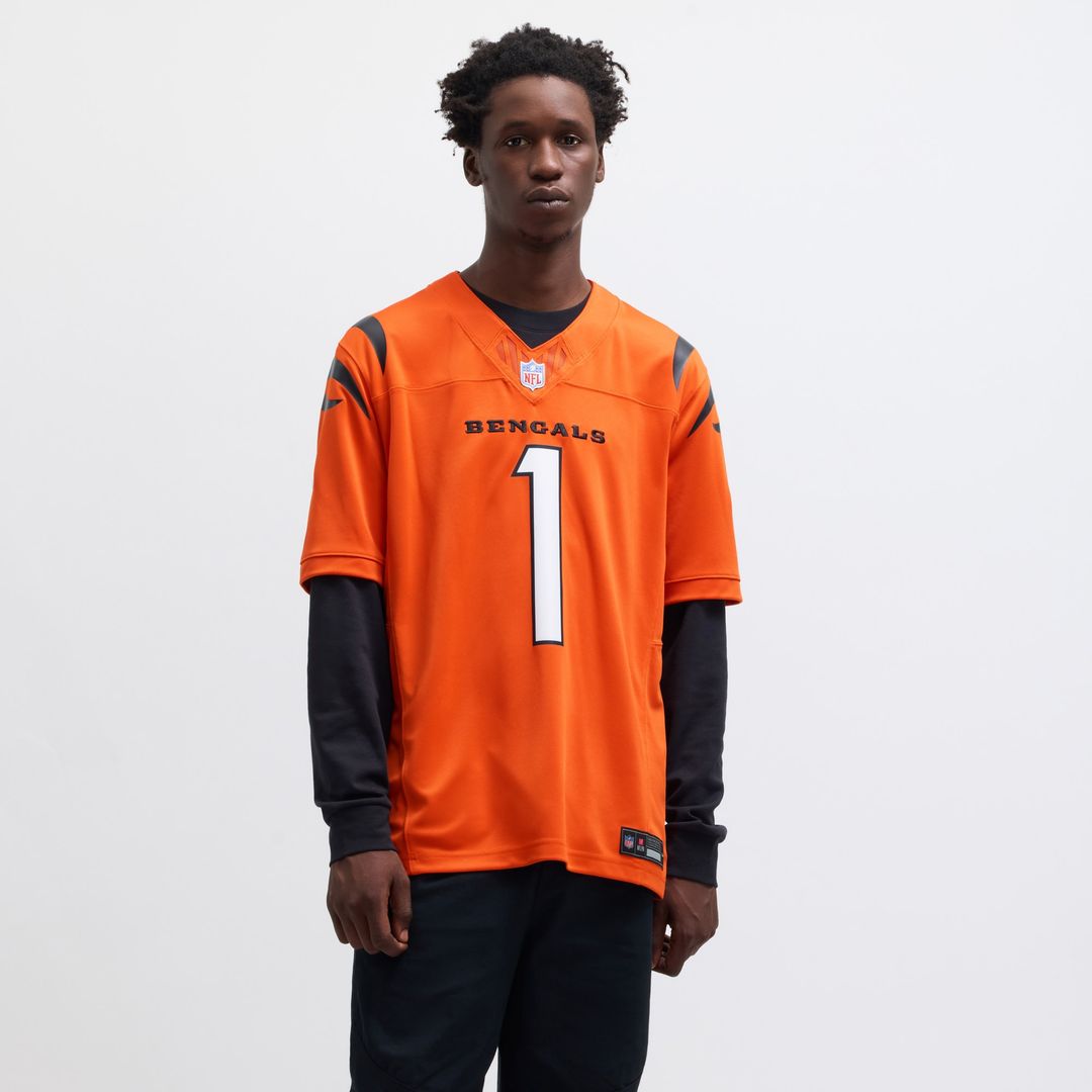 Ja'Marr Chase Cincinnati Bengals Nike Vapor F.U.S.E. Limited Jersey - Orange Official NFL Team Apparel Football Fan Gear