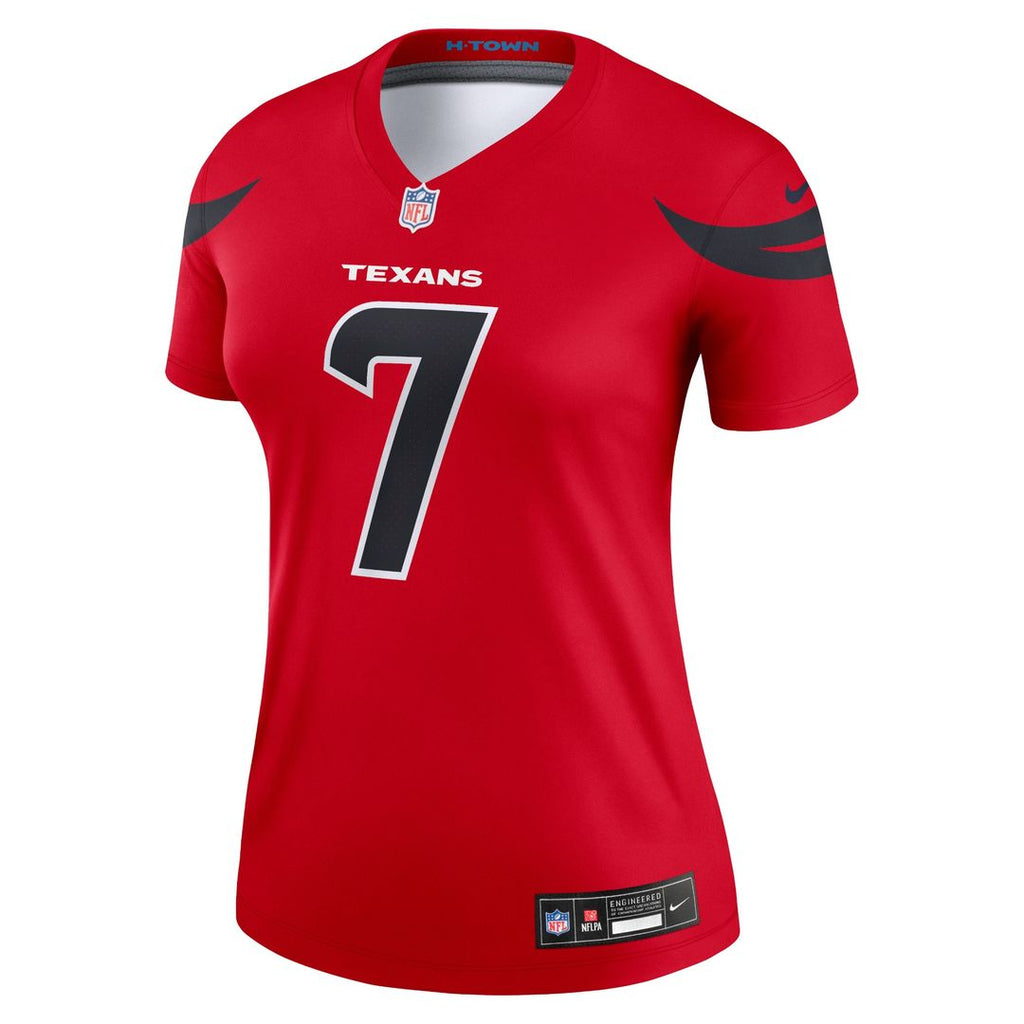 C.J. Stroud Houston Texans Nike Women's Alternate Legend Player Performance Top - Navy NFL Fan Gear Popular Style