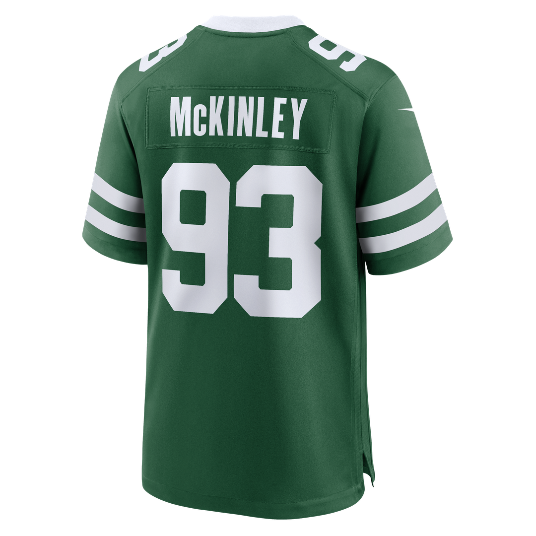 Takk McKinley New York Jets Nike Team Game Jersey - Legacy Green Official NFL Team Apparel Football Fan Gear