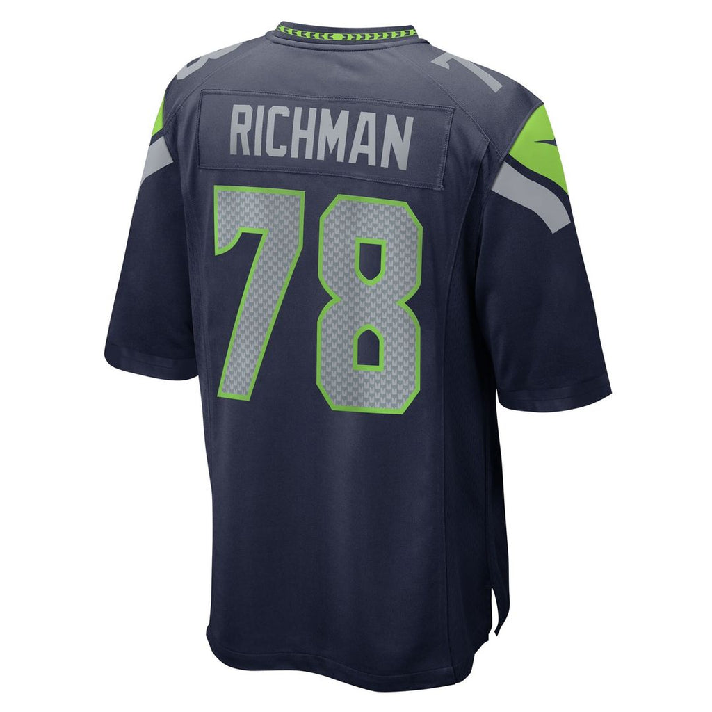 Mason Richman Seattle Seahawks Nike Team Game Jersey - College Navy Official NFL Team Apparel Football Fan Gear