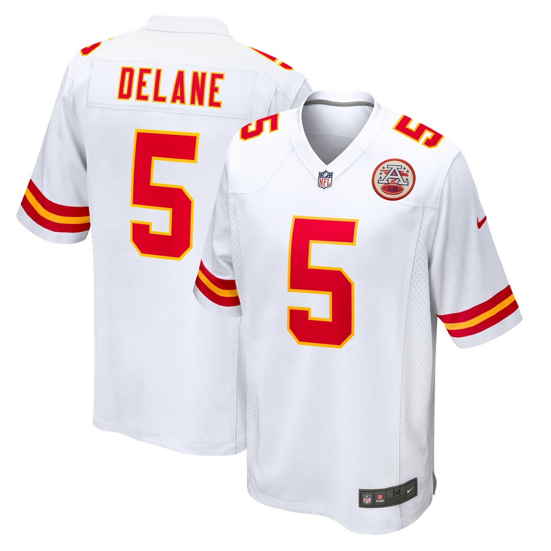 Mansoor Delane Kansas City Chiefs Nike Game Jersey - White Official NFL Team Apparel Football Fan Gear