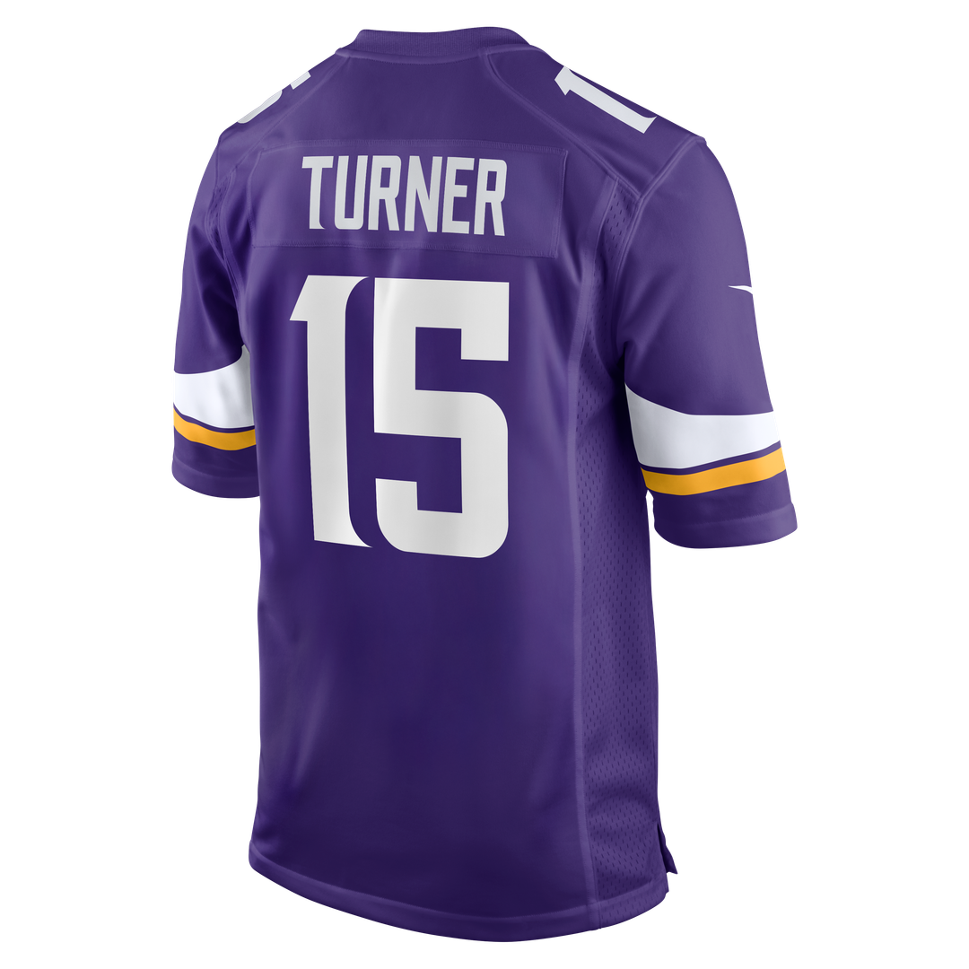 Dallas Turner Minnesota Vikings Nike Player Game Jersey - Purple Official NFL Team Apparel Football Fan Gear