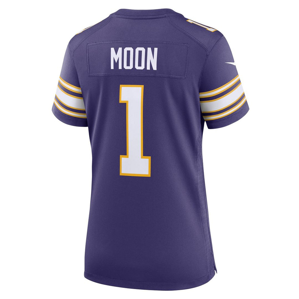 Warren Moon Minnesota Vikings Nike Women's Classic Retired Player Game Jersey - Purple Official NFL Team Apparel Football Fan Gear