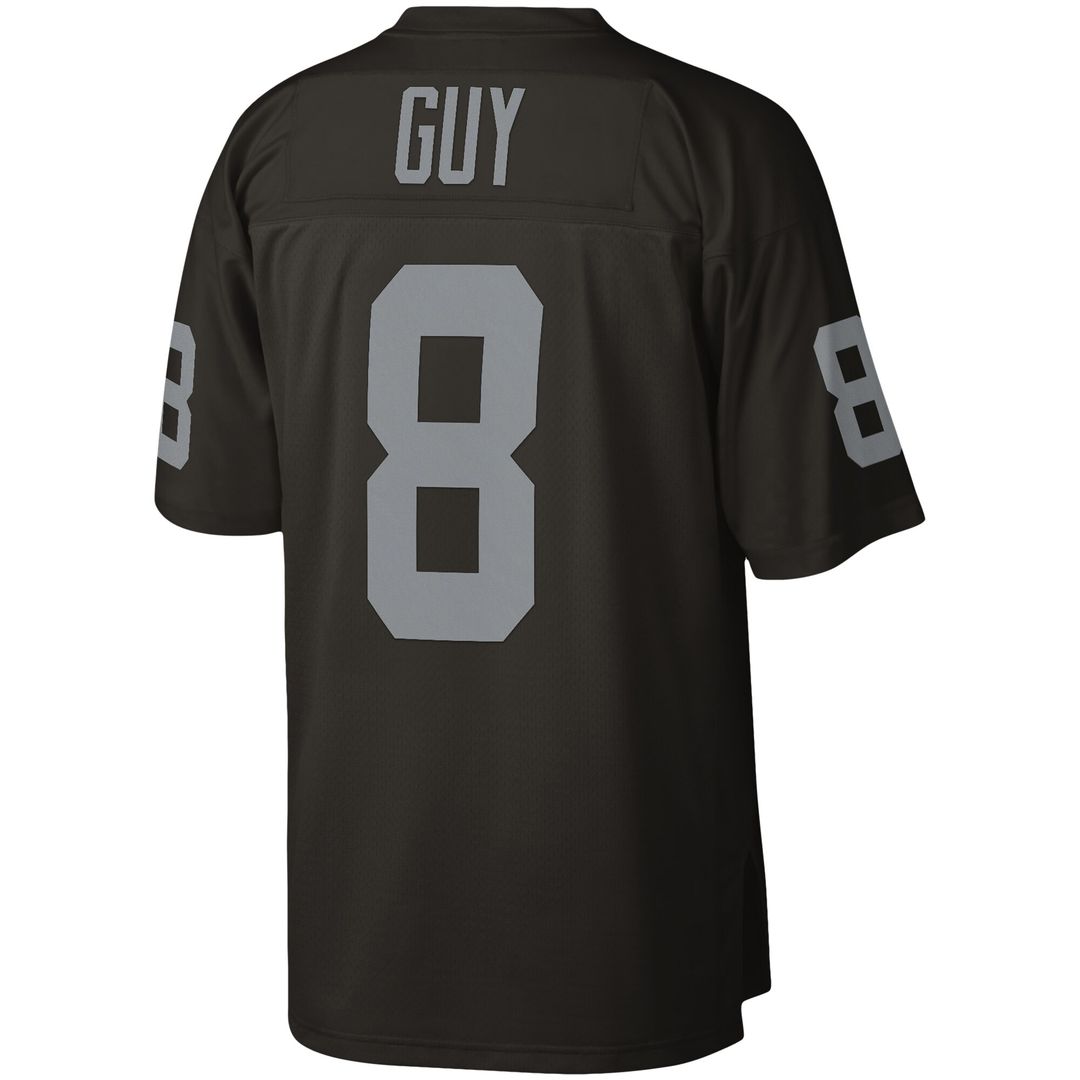 Ray Guy Las Vegas Raiders Mitchell & Ness Legacy Replica Jersey - Black Official NFL Team Apparel Football Fan Gear