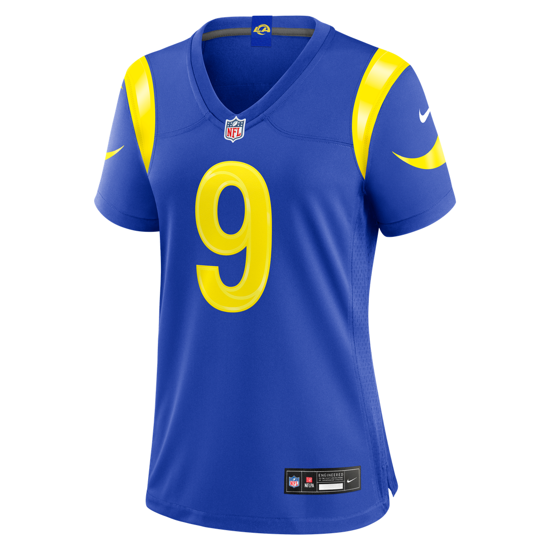 Matthew Stafford Los Angeles Rams Nike Women's Game Jersey - Royal Official NFL Team Apparel Football Fan Gear