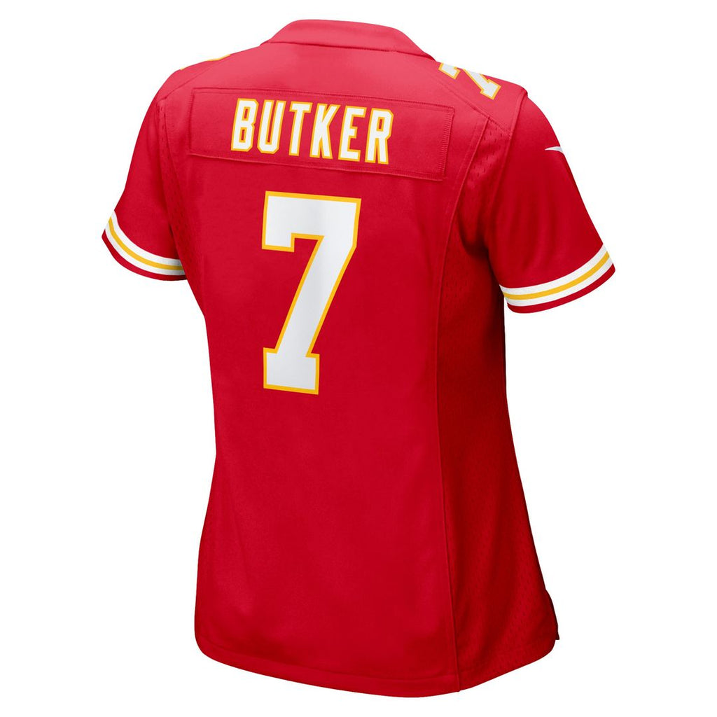 Harrison Butker Kansas City Chiefs Nike Women's Game Jersey - Red Official NFL Team Apparel Football Fan Gear