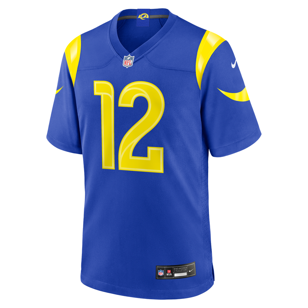 Puka Nacua Los Angeles Rams Nike White Game Player Jersey - White Official NFL Team Apparel Football Fan Gear