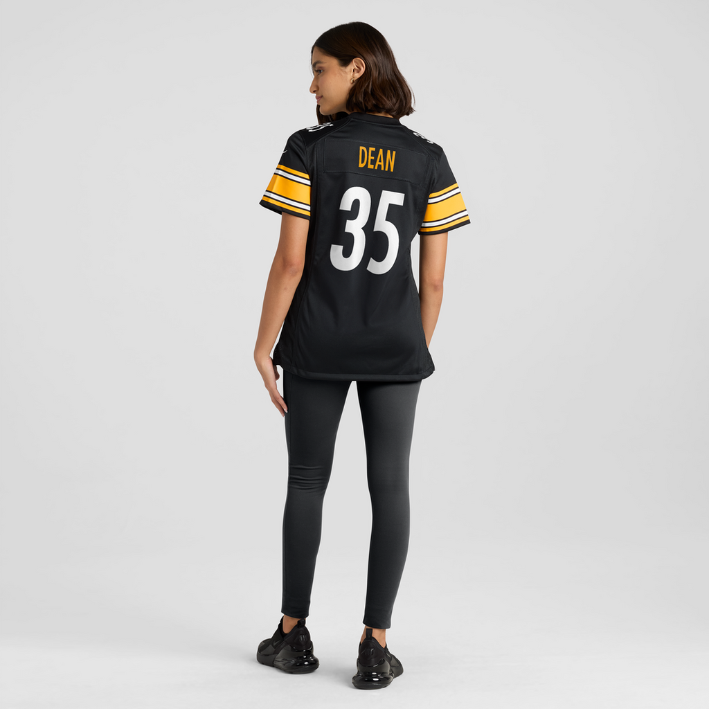 Jamel Dean Pittsburgh Steelers Nike Women's Team Game Jersey - Black Official NFL Team Apparel Football Fan Gear