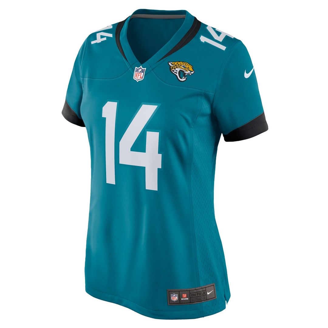 Elijah Cooks Jacksonville Jaguars Nike Women's Team Game Jersey - Teal Official NFL Team Apparel Football Fan Gear