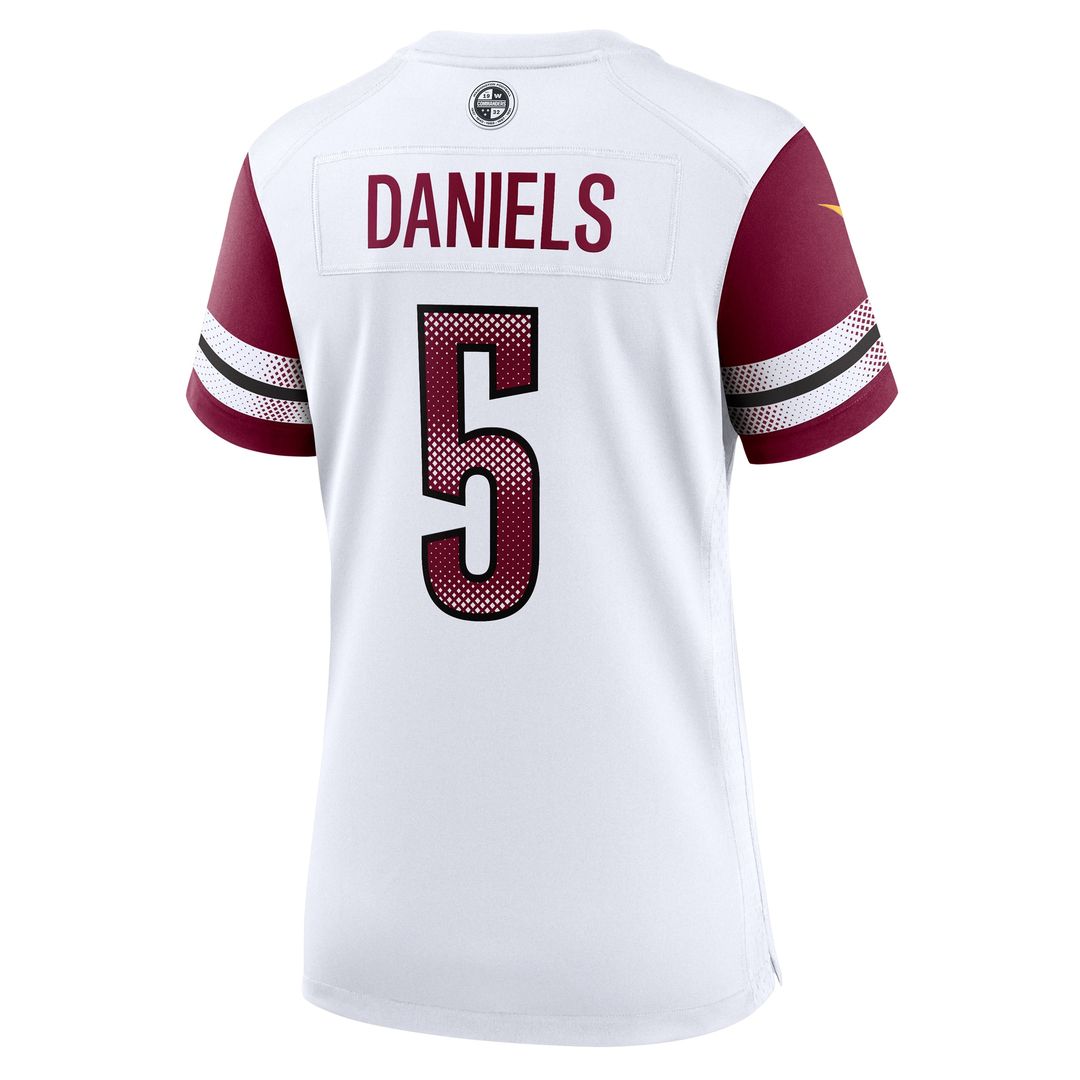 Jayden Daniels Washington Commanders Nike Women's Game Jersey - White Official NFL Team Apparel Football Fan Gear
