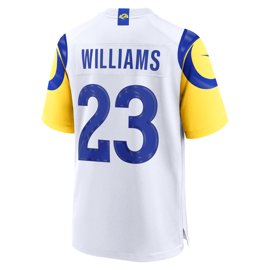 Kyren Williams Los Angeles Rams Nike White Game Player Jersey - White Official NFL Team Apparel Football Fan Gear