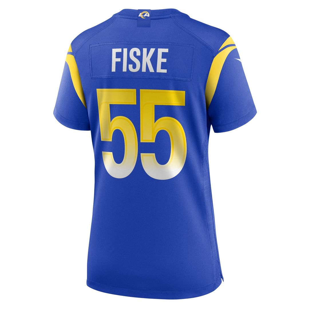 Braden Fiske Los Angeles Rams Nike Women's Game Jersey - Royal Official NFL Team Apparel Football Fan Gear