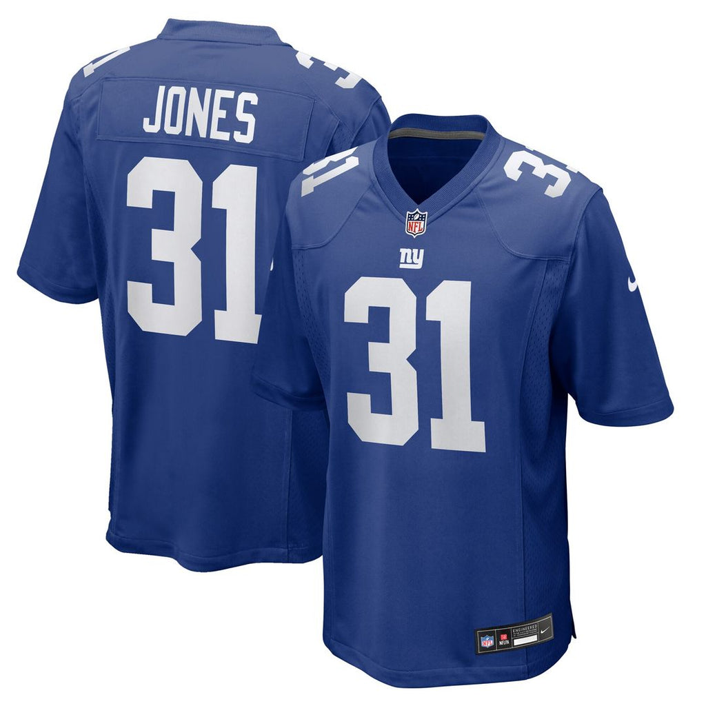 Nic Jones New York Giants Nike Team Game Jersey - Royal Official NFL Team Apparel Football Fan Gear