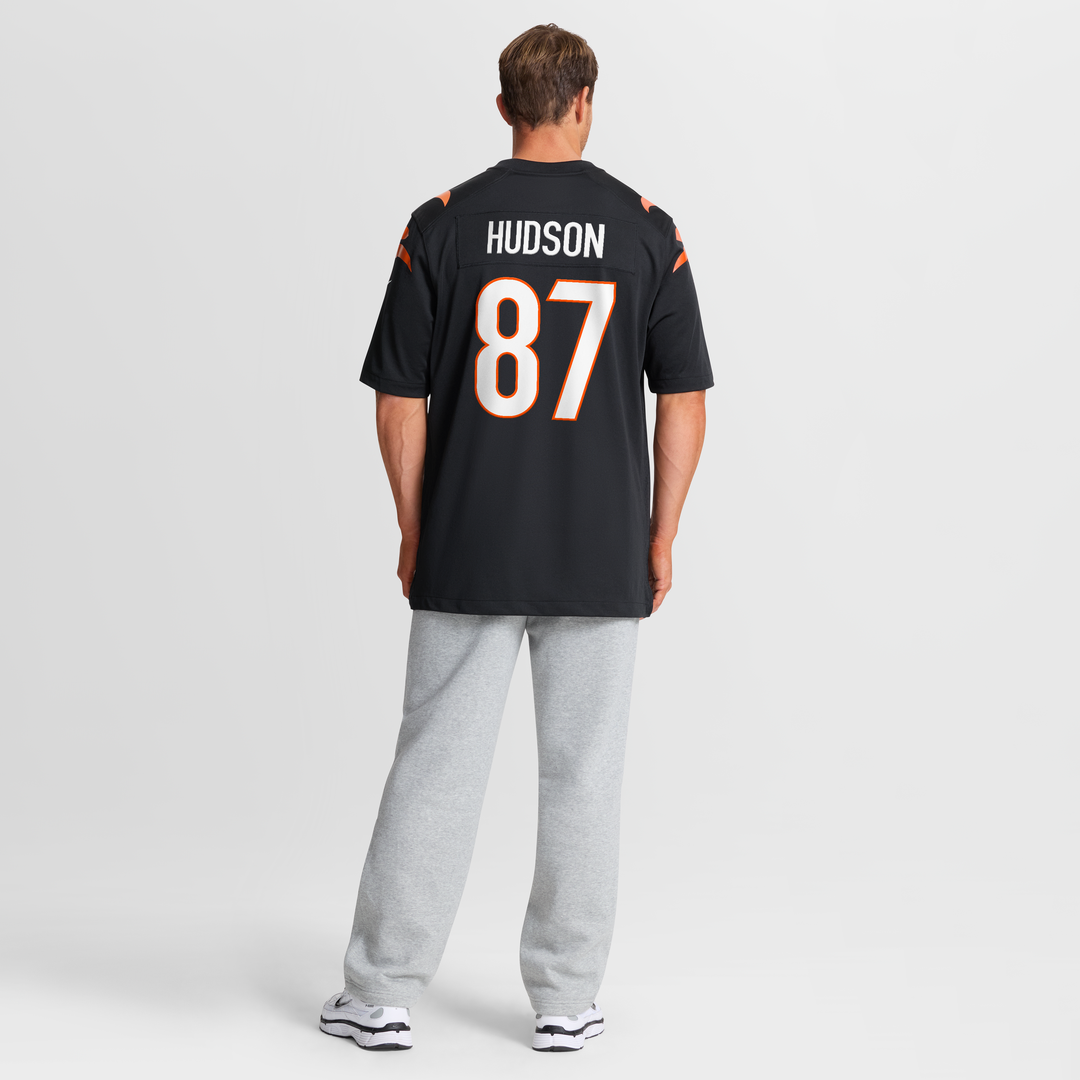 Tanner Hudson Cincinnati Bengals Nike Home Game Player Jersey - Black Official NFL Team Apparel Football Fan Gear