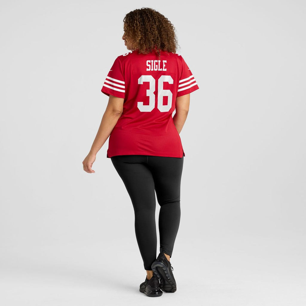 Marques Sigle San Francisco 49ers Nike Women's Team Game Jersey - Scarlet Official NFL Team Apparel Football Fan Gear