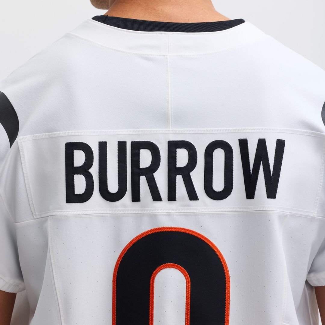 Joe Burrow Cincinnati Bengals Nike Vapor F.U.S.E. Elite Jersey - White Official NFL Team Apparel Football Fan Gear