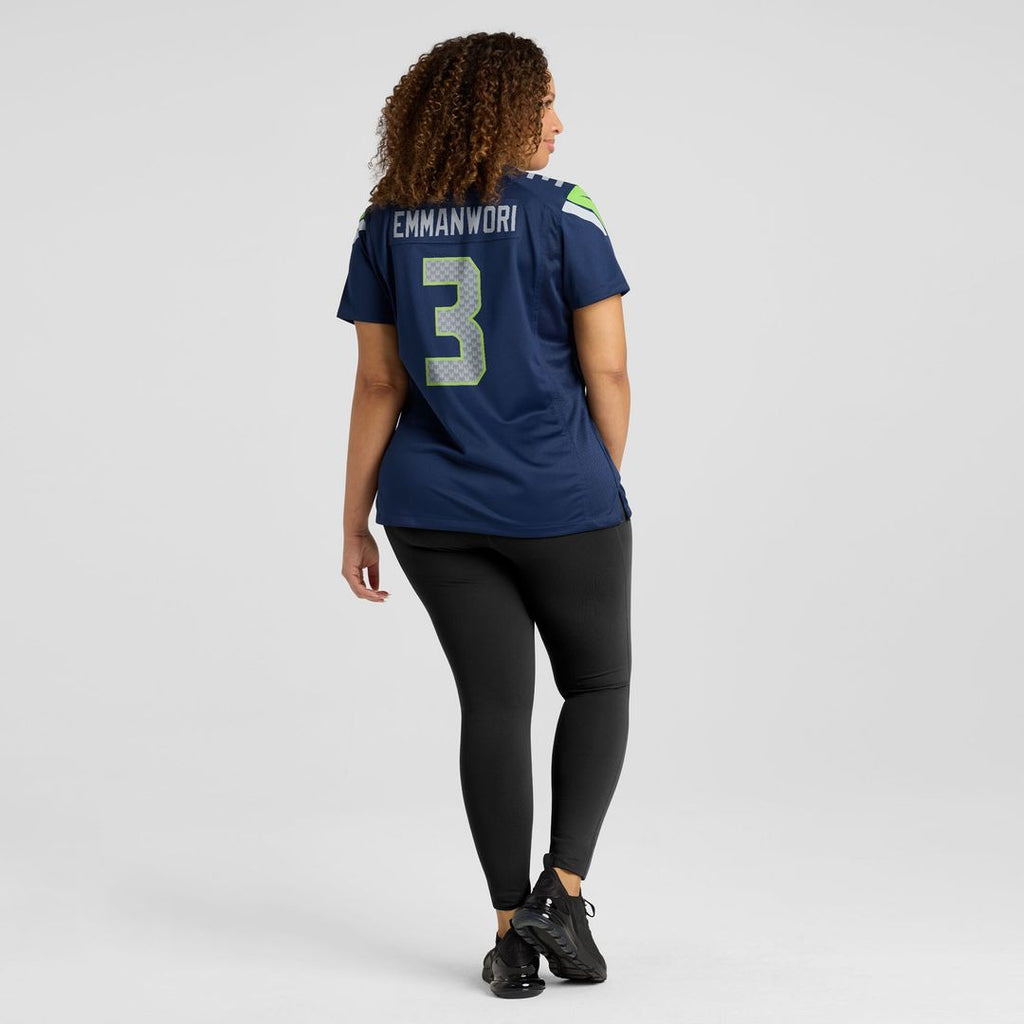 Nick Emmanwori Seattle Seahawks Nike Women's Team Game Jersey - College Navy Official NFL Team Apparel Football Fan Gear