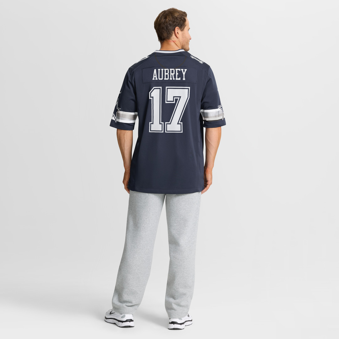 Brandon Aubrey Dallas Cowboys Nike Team Game Jersey - Navy Official NFL Team Apparel Football Fan Gear