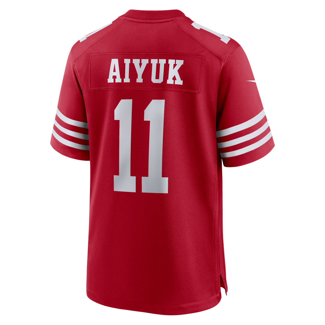 Brandon Aiyuk San Francisco 49ers Nike Player Game Jersey - White Official NFL Team Apparel Football Fan Gear
