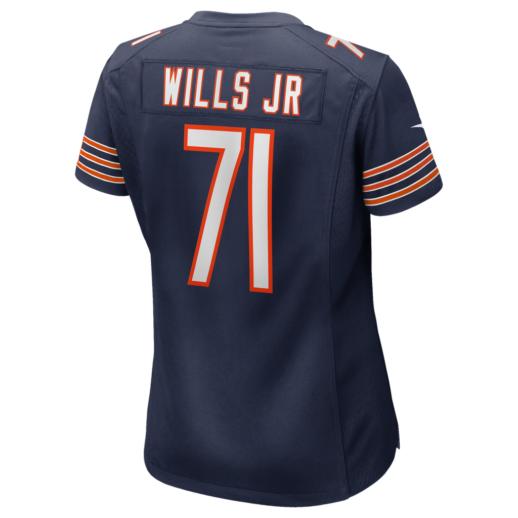 Jedrick Wills Jr. Chicago Bears Nike Women's Team Game Jersey - Navy Official NFL Team Apparel Football Fan Gear