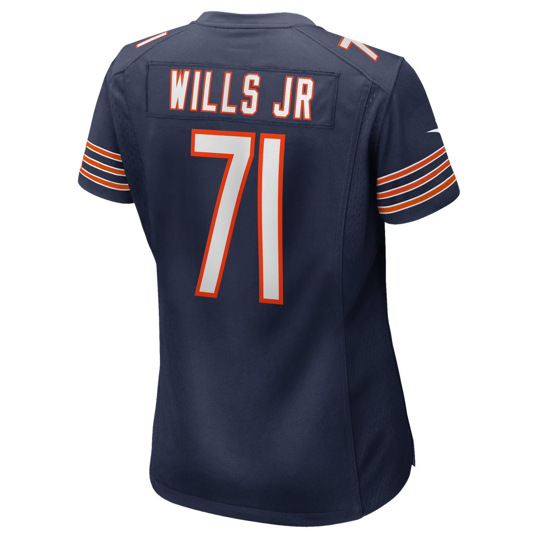 Jedrick Wills Jr. Chicago Bears Nike Women's Team Game Jersey - Navy Official NFL Team Apparel Football Fan Gear