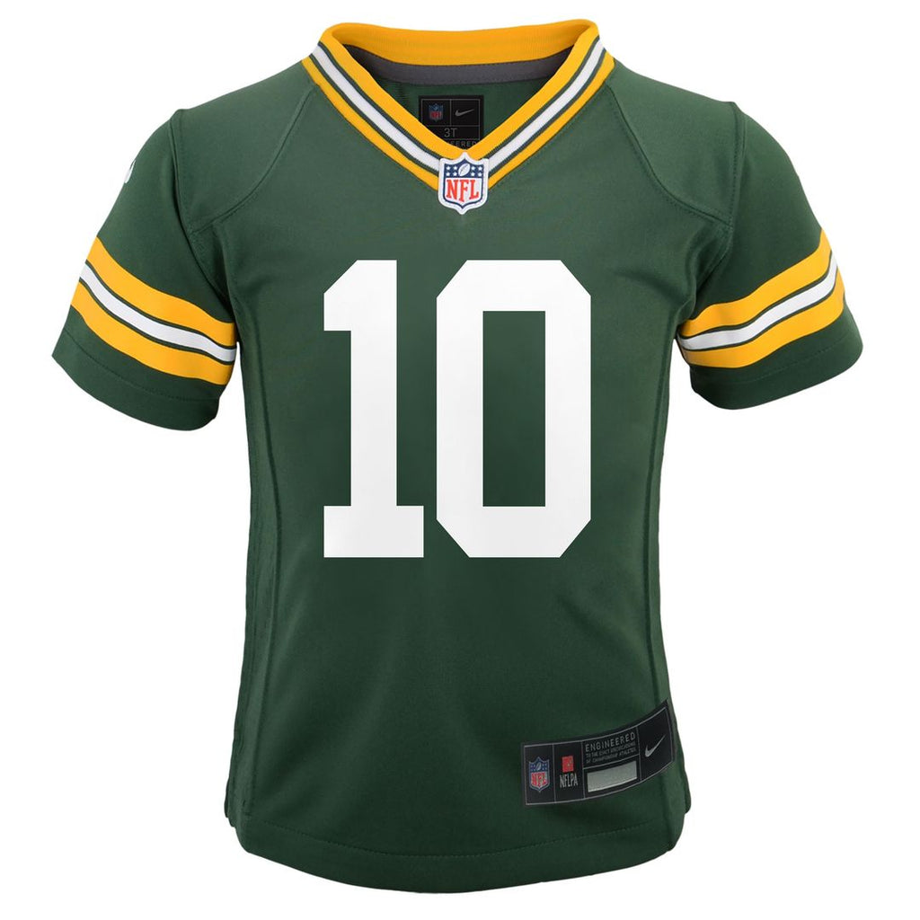Jordan Love Green Bay Packers Nike Preschool Team Player Game Jersey - Green Official NFL Team Apparel Football Fan Gear