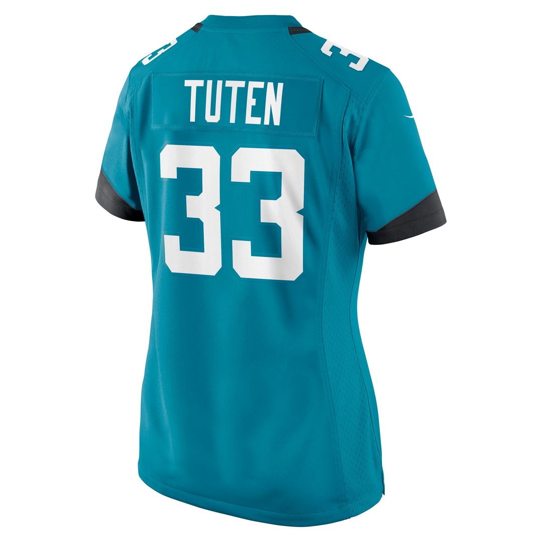 Bhayshul Tuten Jacksonville Jaguars Nike Women's Team Game Jersey - Teal Official NFL Team Apparel Football Fan Gear