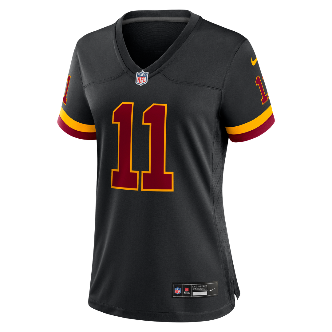 Luke McCaffrey Washington Commanders Nike Women's Hail Raiser Alternate Game Jersey - Black Official NFL Team Apparel Football Fan Gear