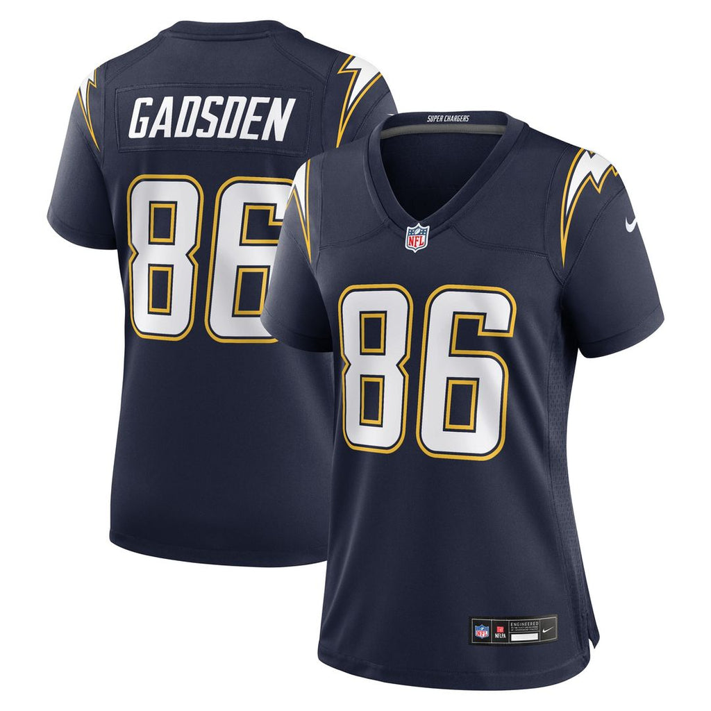 Oronde Gadsden Los Angeles Chargers Nike Women's Alternate 2 Super Chargers Game Jersey - Navy Official NFL Team Apparel Football Fan Gear