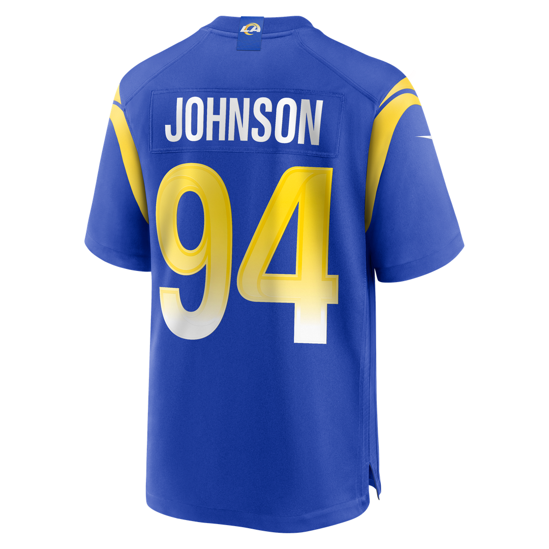 Desjuan Johnson Los Angeles Rams Nike Home Game Jersey - Royal Official NFL Team Apparel Football Fan Gear
