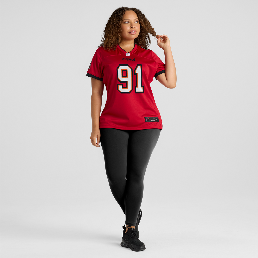 A'Shawn Robinson Tampa Bay Buccaneers Nike Women's Team Game Jersey - Red Official NFL Team Apparel Football Fan Gear