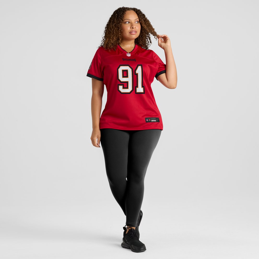A'Shawn Robinson Tampa Bay Buccaneers Nike Women's Team Game Jersey - Red Official NFL Team Apparel Football Fan Gear