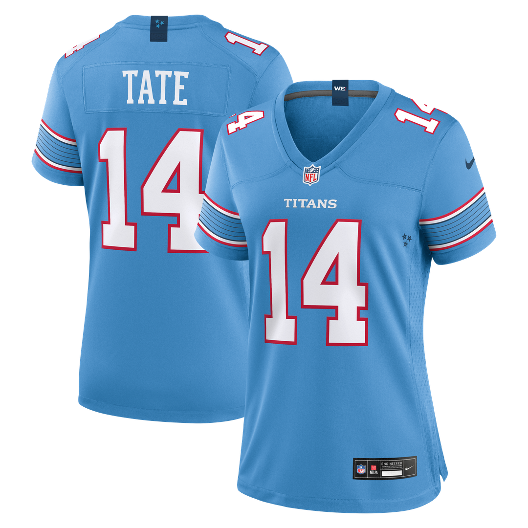 Carnell Tate Tennessee Titans Nike Women's Team Game Jersey - Light Blue Official NFL Team Apparel Football Fan Gear
