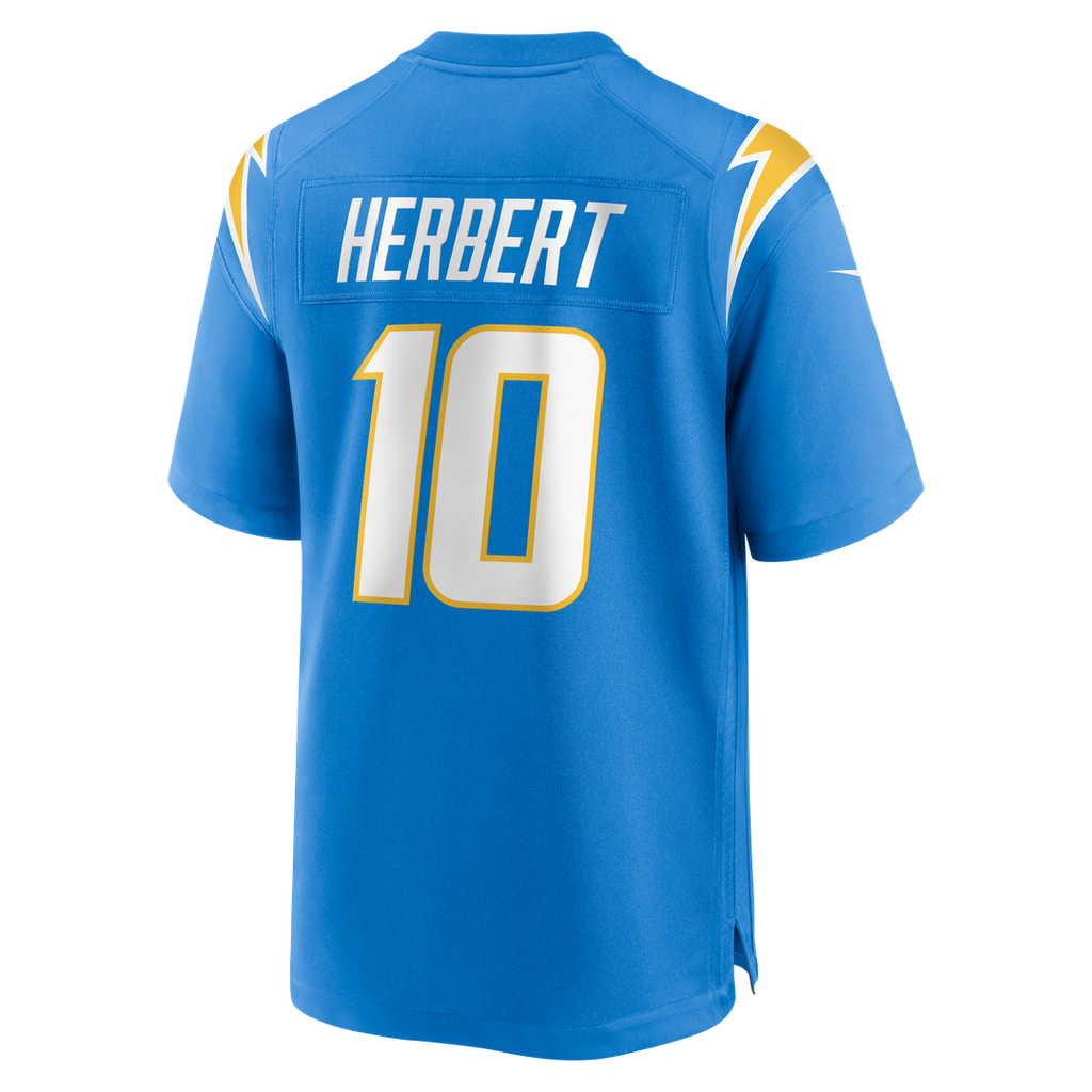Justin Herbert Los Angeles Chargers Nike Player Game Jersey - Powder Blue Official NFL Team Apparel Football Fan Gear