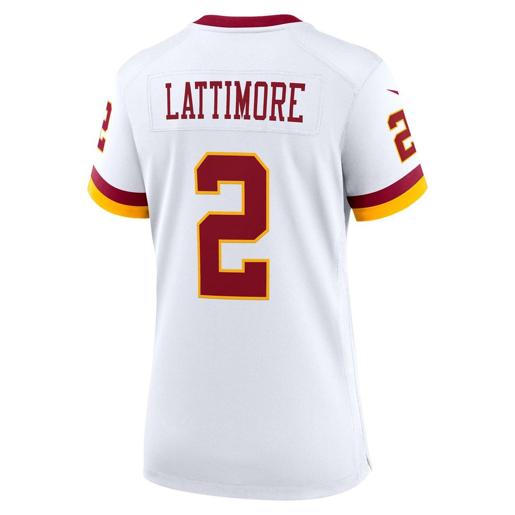 Marshon Lattimore Washington Commanders Nike Women's Game Super Bowl Era Jersey - White Official NFL Team Apparel Football Fan Gear