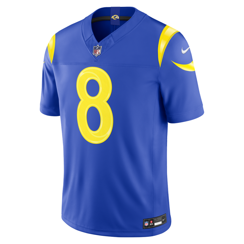 Jared Verse Los Angeles Rams Nike Vapor F.U.S.E. Stitched Limited Jersey - Royal Official NFL Team Apparel Football Fan Gear