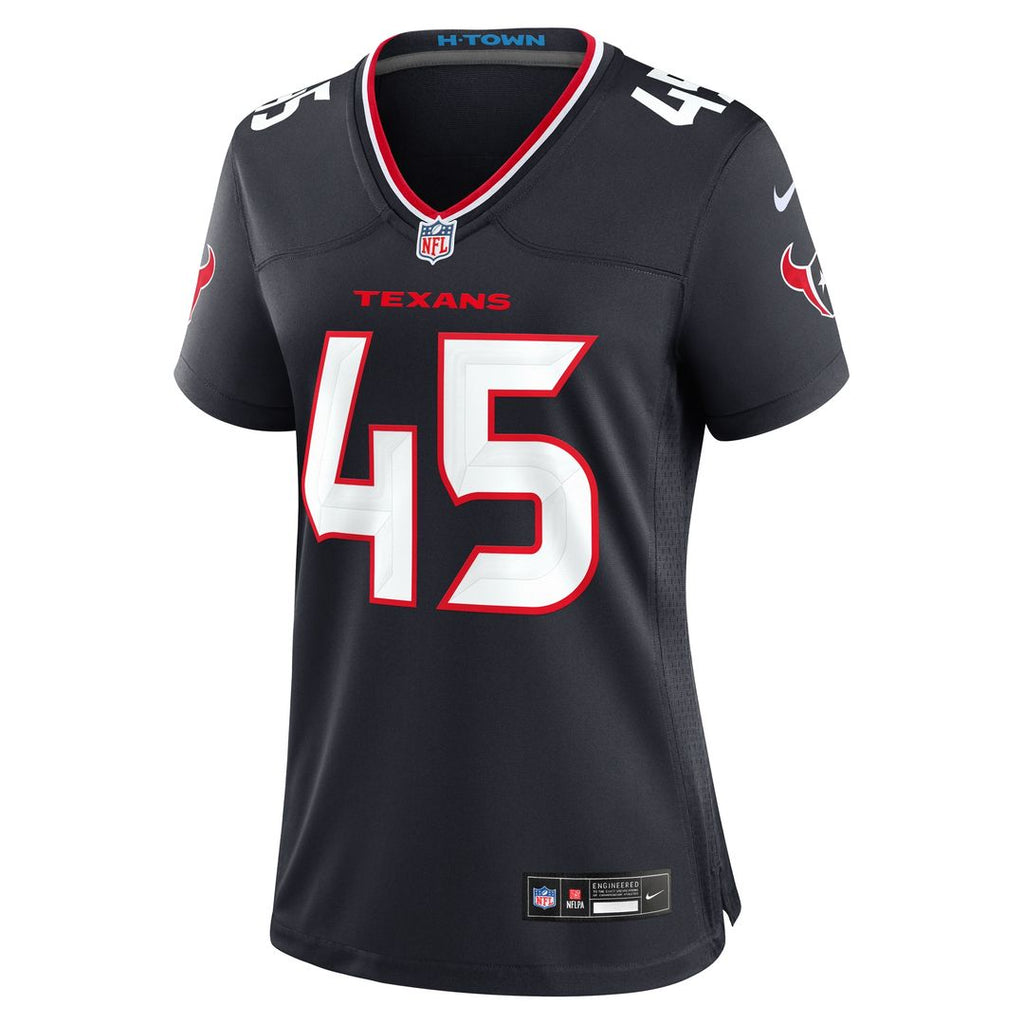 E.J. Speed Houston Texans Nike Women's Team Game Jersey - Navy Official NFL Team Apparel Football Fan Gear