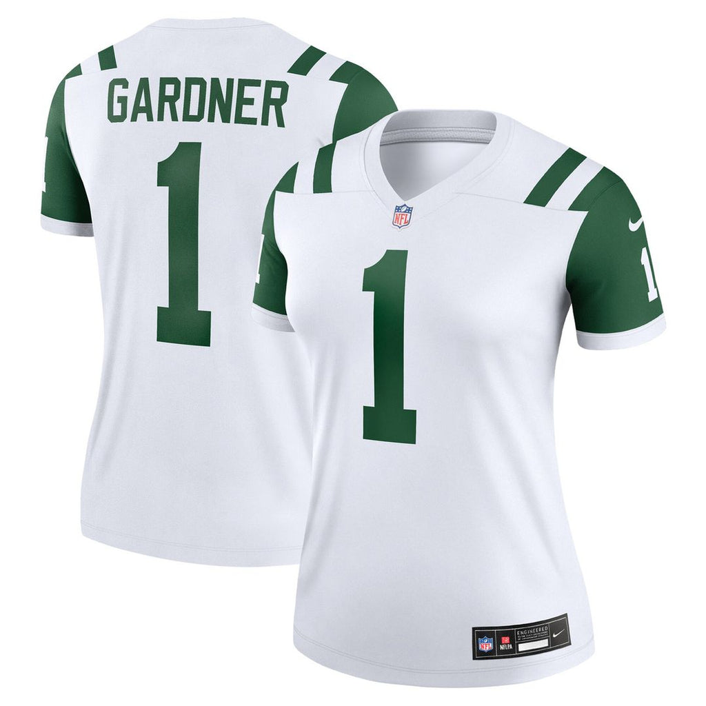 Ahmad Sauce Gardner New York Jets Nike Women's Alternate Legend Player Performance Top - Classic Alternate White NFL Fan Gear Popular Style