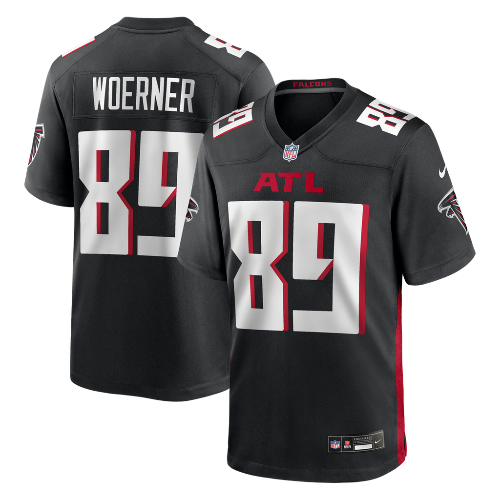 Charlie Woerner Atlanta Falcons Nike Game Jersey - Black Official NFL Team Apparel Football Fan Gear
