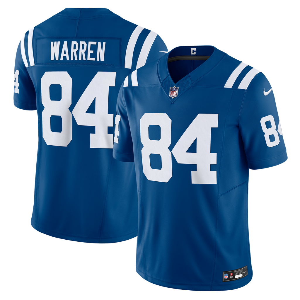 Tyler Warren Indianapolis Colts Nike Team Vapor F.U.S.E. Limited Jersey - Royal Official NFL Team Apparel Football Fan Gear