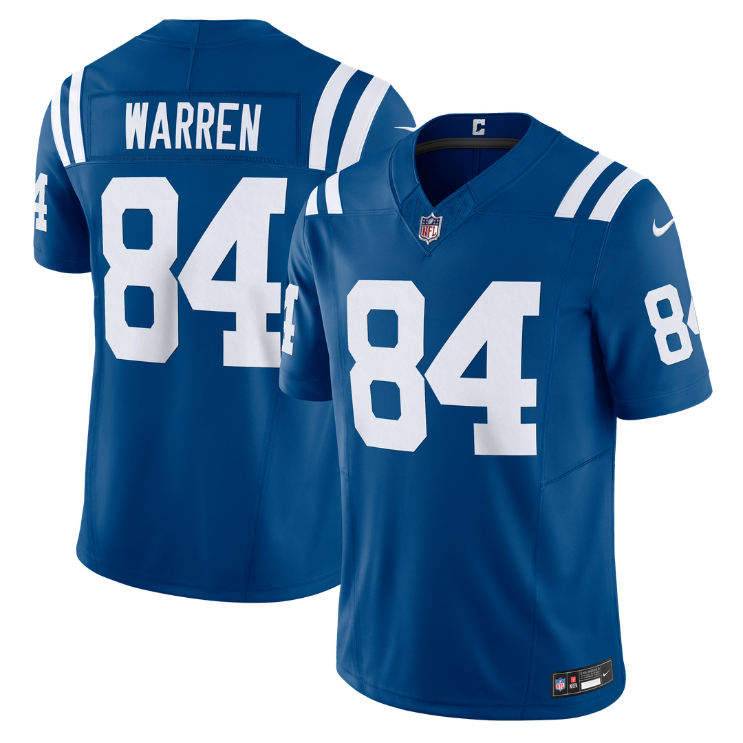 Tyler Warren Indianapolis Colts Nike Team Vapor F.U.S.E. Limited Jersey - Royal Official NFL Team Apparel Football Fan Gear