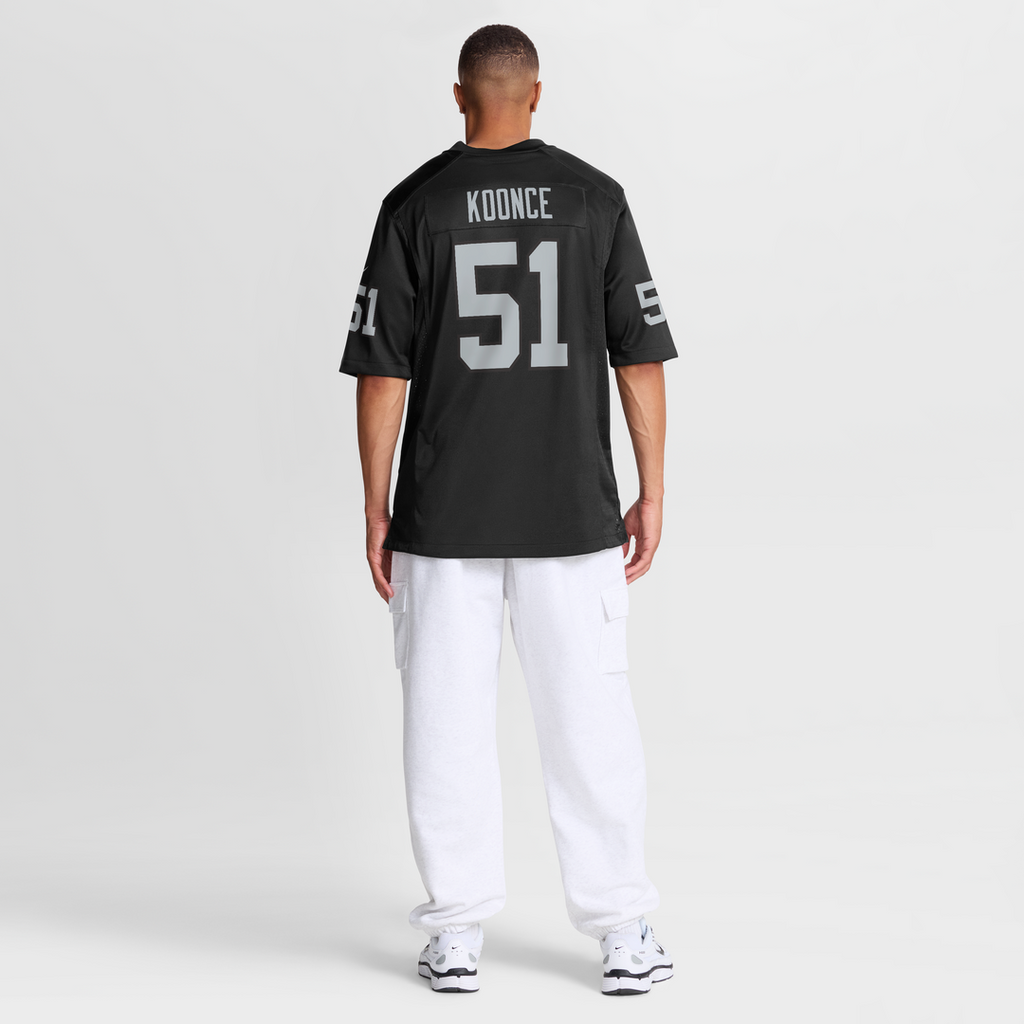 Malcolm Koonce Las Vegas Raiders Nike Game Jersey - Black Official NFL Team Apparel Football Fan Gear