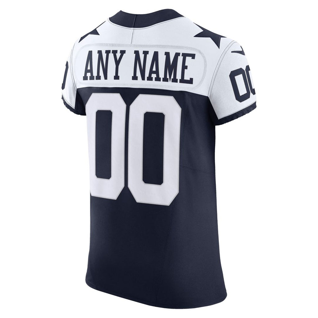 Dallas Cowboys Nike Vapor F.U.S.E. Elite Custom Jersey - Navy Official NFL Team Apparel Football Fan Gear