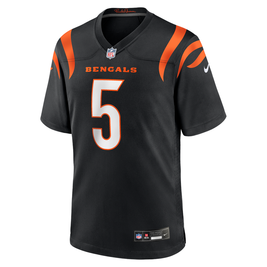 Tee Higgins Cincinnati Bengals Nike Game Player Jersey - Black Official NFL Team Apparel Football Fan Gear