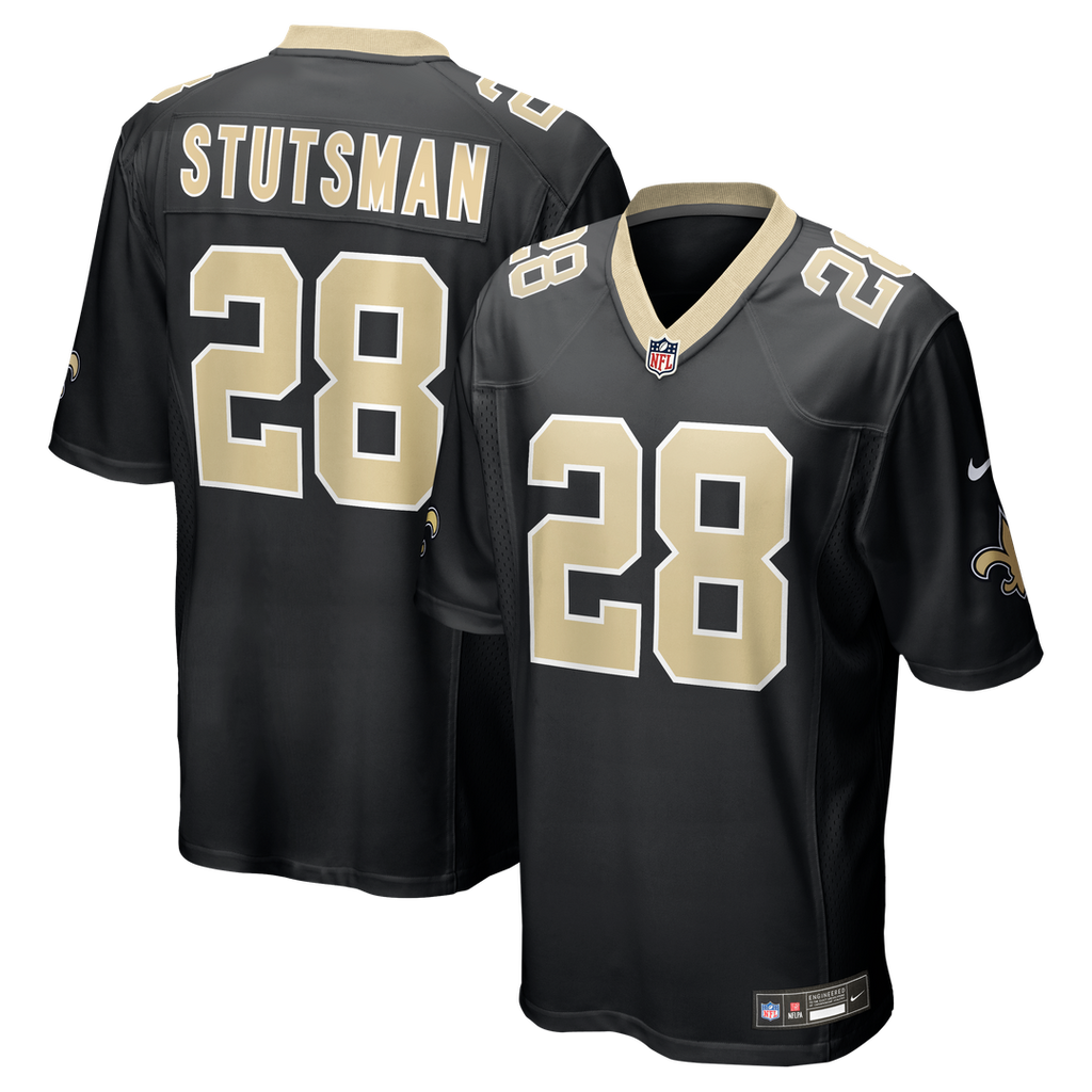 Danny Stutsman New Orleans Saints Nike Team Game Jersey - Black Official NFL Team Apparel Football Fan Gear