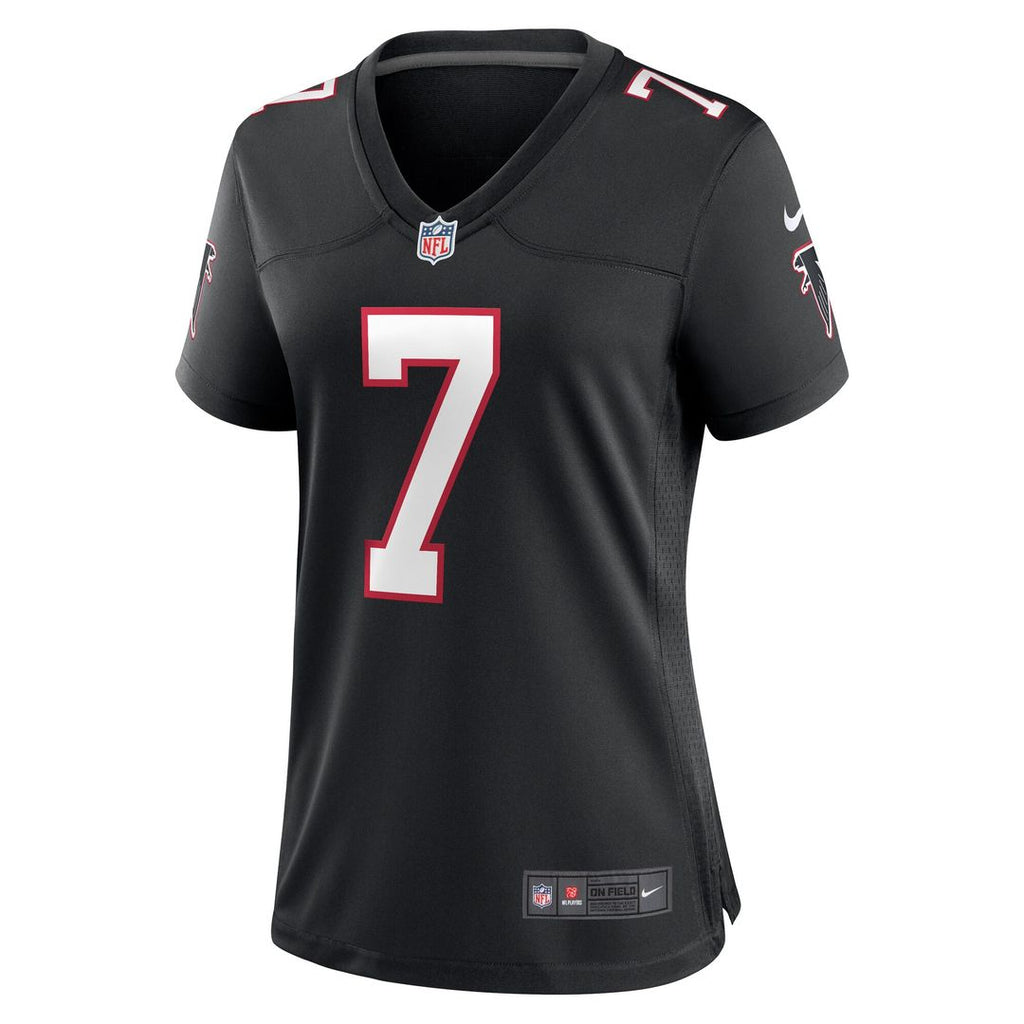 Bijan Robinson Atlanta Falcons Nike Women's Alternate Game Jersey - Black Official NFL Team Apparel Football Fan Gear