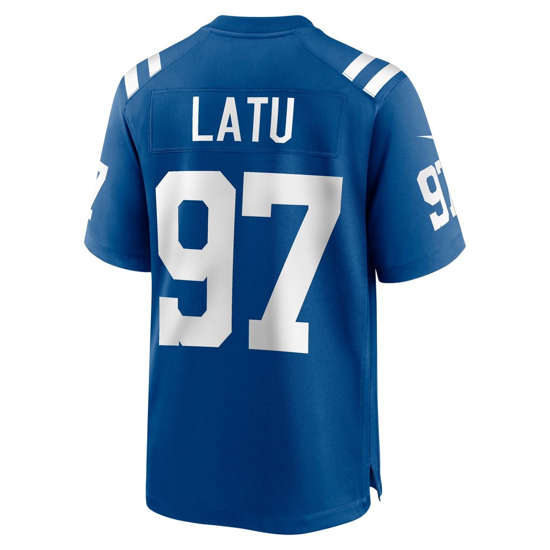 Laiatu Latu Indianapolis Colts Nike Player Game Jersey - Royal Official NFL Team Apparel Football Fan Gear
