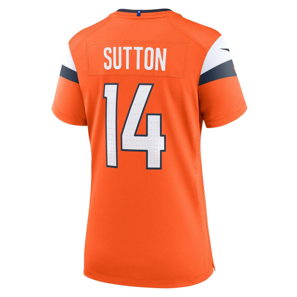 Courtland Sutton Denver Broncos Nike Women's Team Game Jersey - Orange Official NFL Team Apparel Football Fan Gear